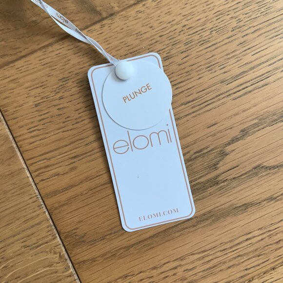 Women's Elomi Priya Plunge Bra Sexy Black Size 38J - Picture 7 of 11